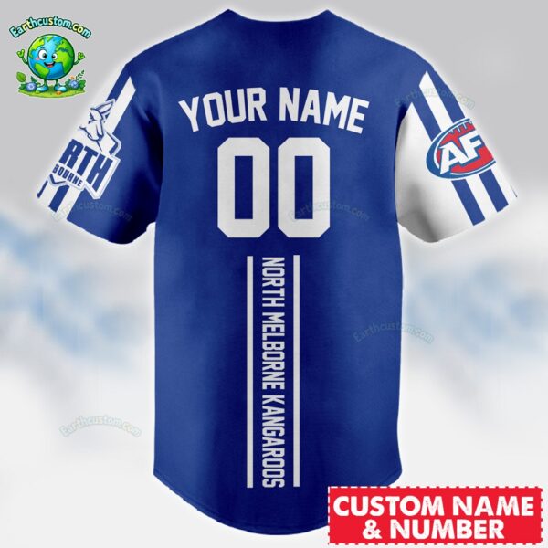 North Melbourne Kangaroos AFL Baseball Jersey