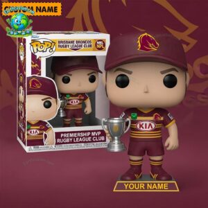 NRL Brisbane Broncos Trophy Acrylic Block Plaque