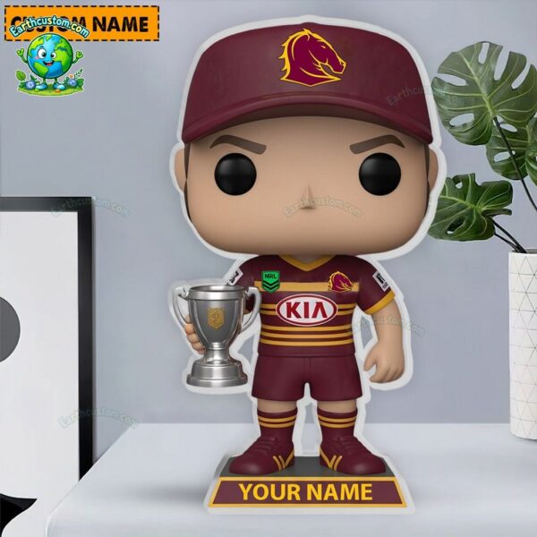 NRL Brisbane Broncos Trophy Acrylic Block Plaque
