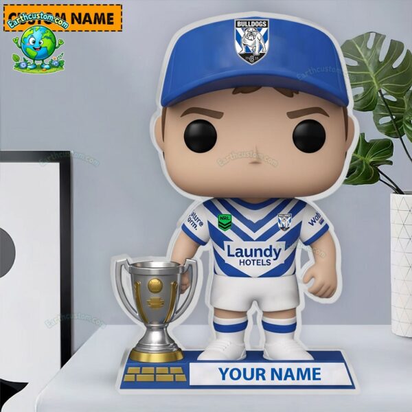 NRL Canterbury-Bankstown Bulldogs Trophy Acrylic Block Plaque