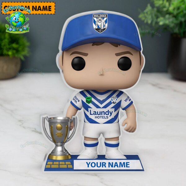 NRL Canterbury-Bankstown Bulldogs Trophy Acrylic Block Plaque