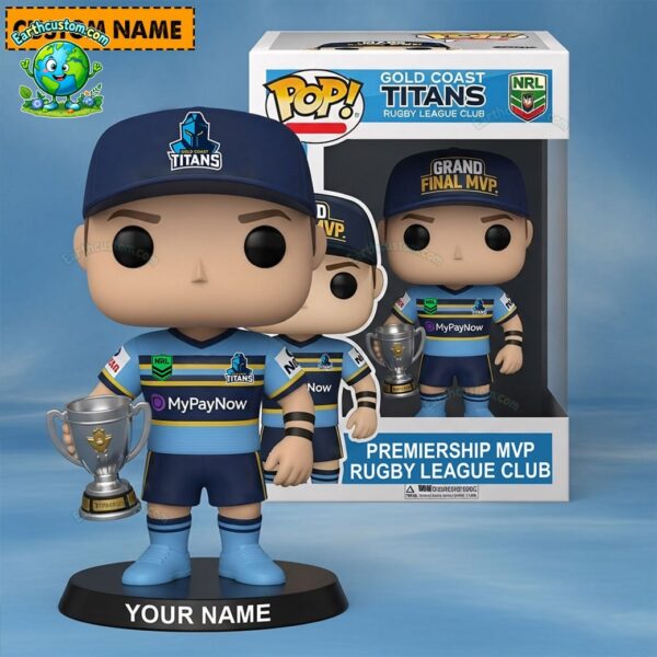 NRL Gold Coast Titans Trophy Acrylic Block Plaque