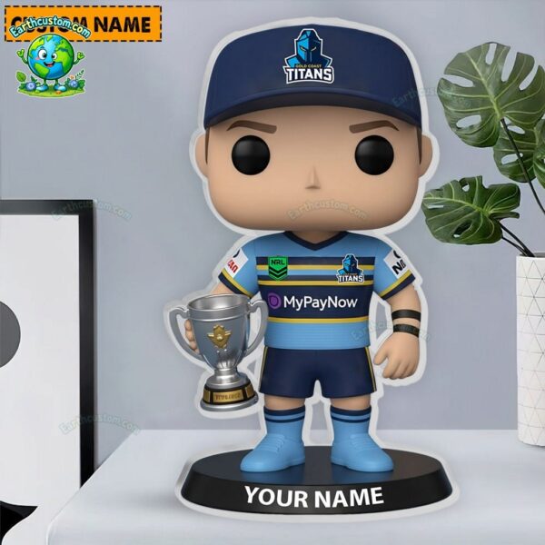 NRL Gold Coast Titans Trophy Acrylic Block Plaque