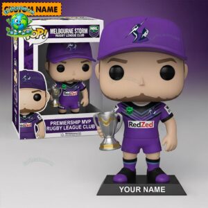 NRL Melbourne Storm Trophy Acrylic Block Plaque