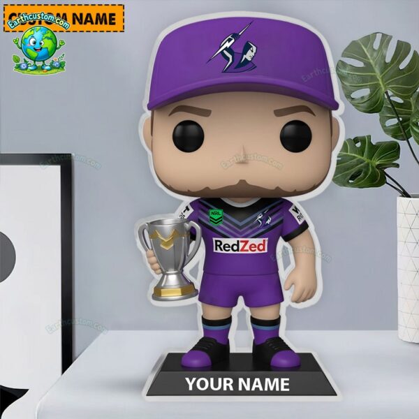 NRL Melbourne Storm Trophy Acrylic Block Plaque