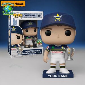 NRL North Queensland Cowboys Trophy Acrylic Block Plaque