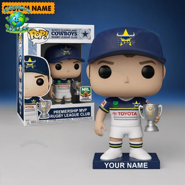 NRL North Queensland Cowboys Trophy Acrylic Block Plaque