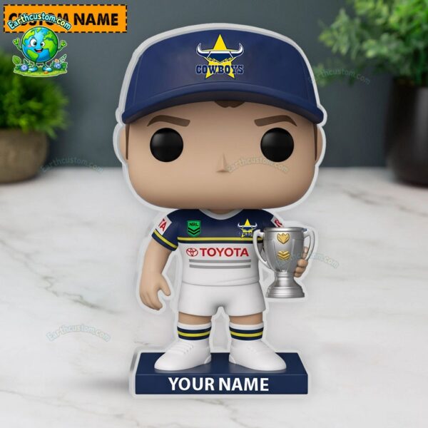 NRL North Queensland Cowboys Trophy Acrylic Block Plaque