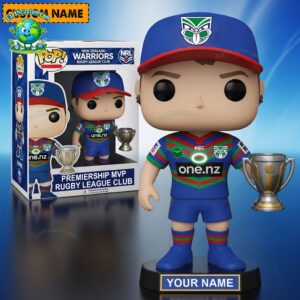 NRL One New Zealand Warriors Trophy Acrylic Block Plaque