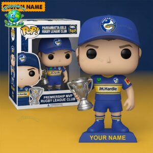 NRL Parramatta Eels Trophy Acrylic Block Plaque