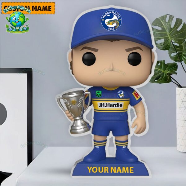 NRL Parramatta Eels Trophy Acrylic Block Plaque