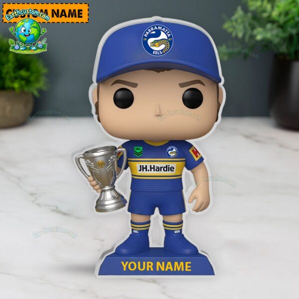 NRL Parramatta Eels Trophy Acrylic Block Plaque