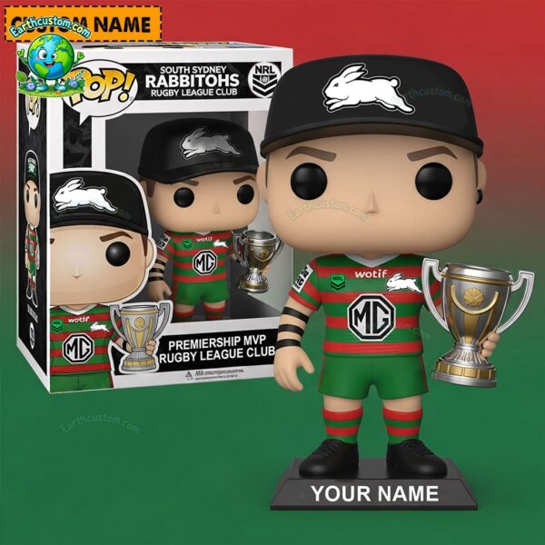 NRL South Sydney Rabbitohs Trophy Acrylic Block Plaque