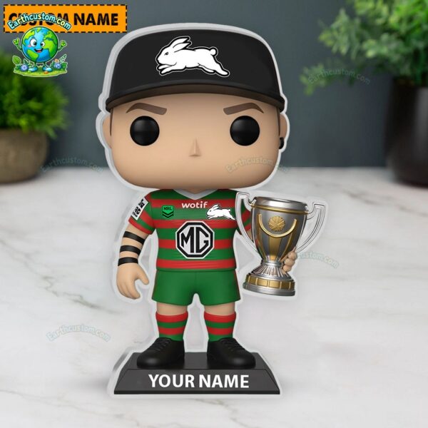 NRL South Sydney Rabbitohs Trophy Acrylic Block Plaque