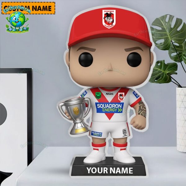 NRL St George Dragons Trophy Acrylic Block Plaque