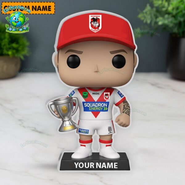 NRL St George Dragons Trophy Acrylic Block Plaque