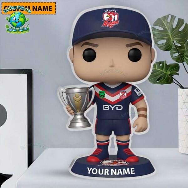 NRL Sydney Roosters Trophy Acrylic Block Plaque