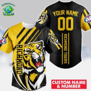 Richmond Tigers AFL Baseball Jersey