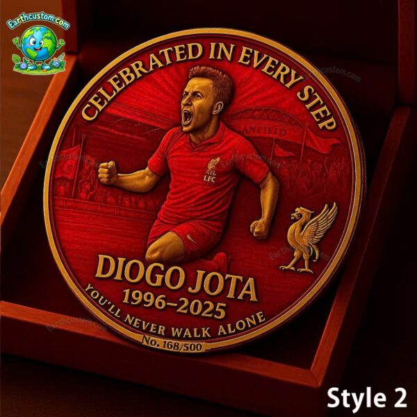 RIP Diogo Jota 1996-2005 Tribute Coin