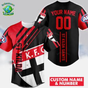 St Kilda Saints AFL Baseball Jersey