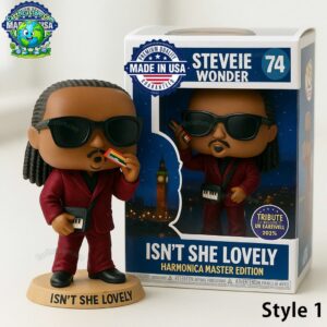 Stevie Wonder UK Tour 2025 Pop Figure Doll
