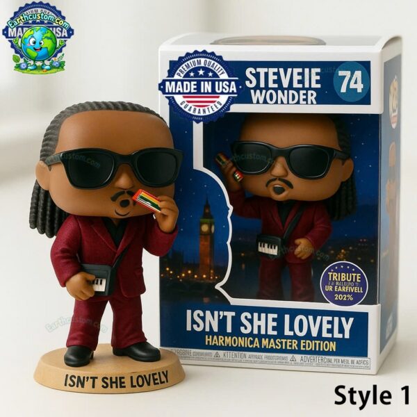 Stevie Wonder UK Tour 2025 Pop Figure Doll