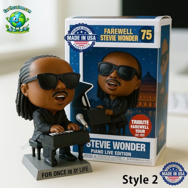 Stevie Wonder UK Tour 2025 Pop Figure Doll