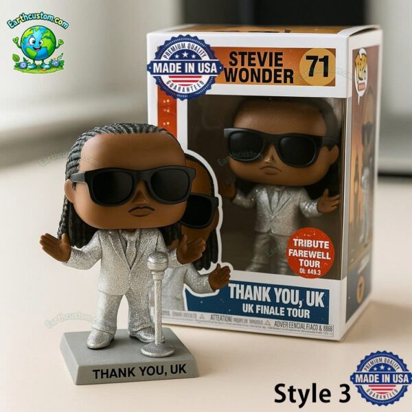 Stevie Wonder UK Tour 2025 Pop Figure Doll