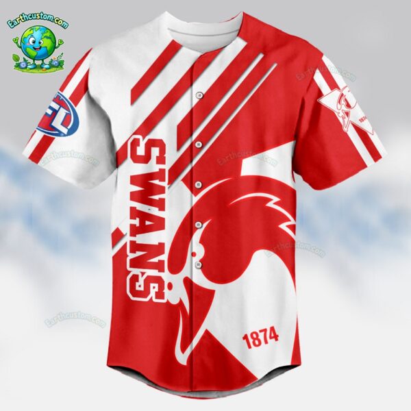 Sydney Swans AFL Baseball Jersey