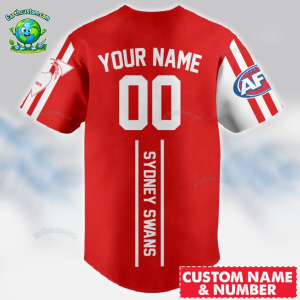 Sydney Swans AFL Baseball Jersey