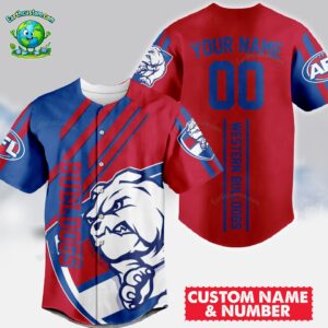 Western Bulldogs AFL Baseball Jersey